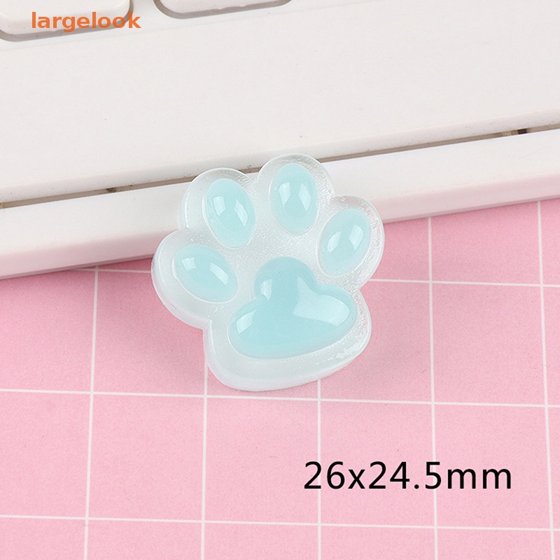 Set 5 Móng Vuốt Mèo Dạ Quang Bằng Resin Resin Màu Sắc Ngẫu Nhiên DIY