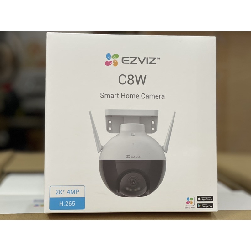 Camera ngoài trời Wifi EZVIZ H8C Full HD 1080P/2K/2K+, C8W 4MP 2K  xoay 360 độ Tích hợp AI -Có màu ban đêm