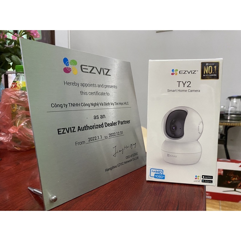 Camera IP WIFI trong nhà 2MP 4MP xoay 360, EZVIZ TY2/H6C SMART HOME 1080P, chính hãng, bảo hành 24 tháng