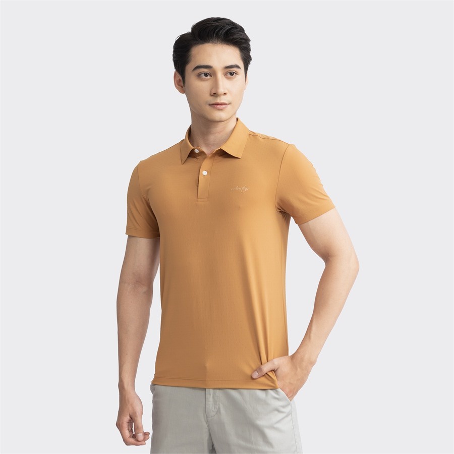 Áo polo ngắn tay ARISTINO phom Slim fit ôm vừa vặn, thiết kế basic nam tính, lịch sự -  APS098S3