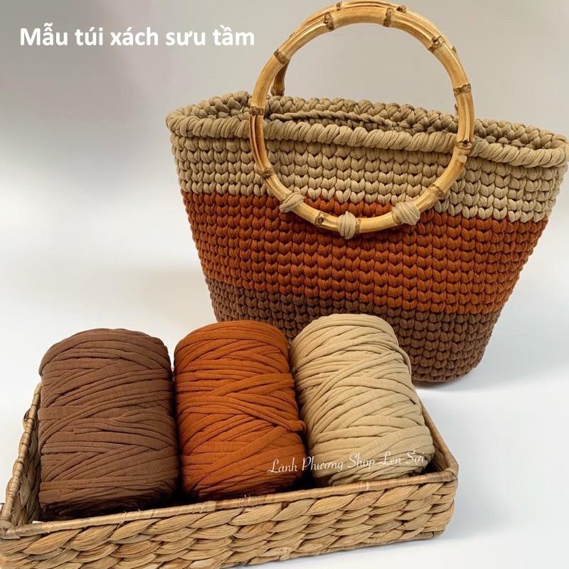 Sợi Vải Loang T-Shirt Yarn Craft Việt Nam (Cuộn 250g)