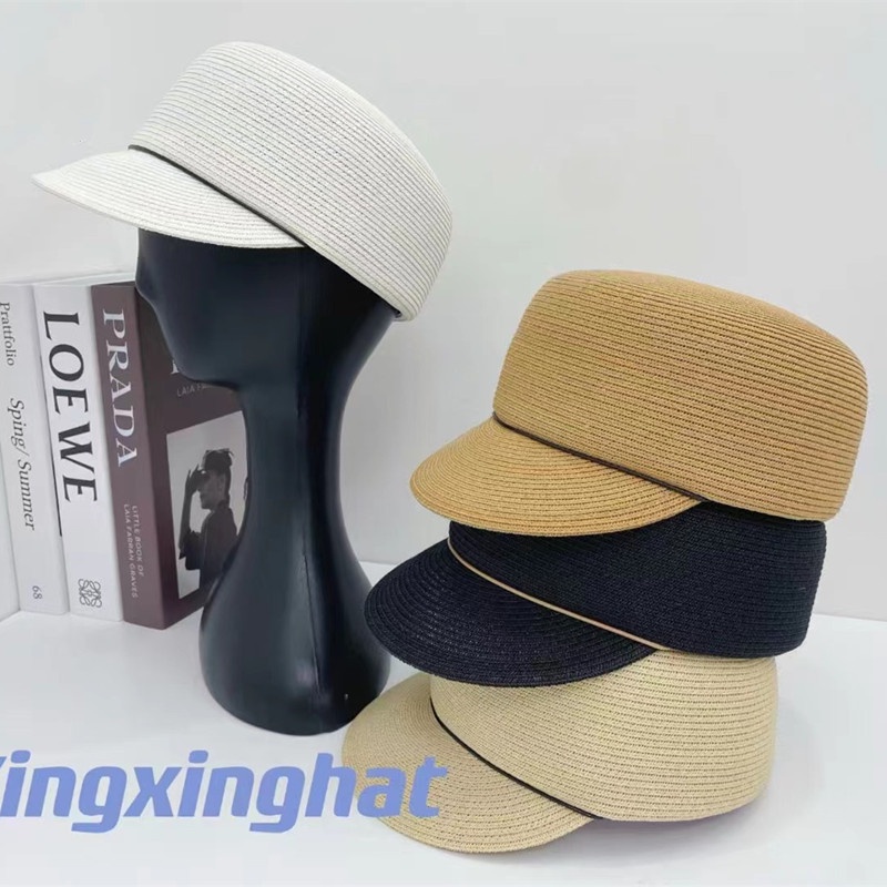 Mũ Rơm Đan Phong Cách Hiệp Sĩ Anh Quốc Equestrian Cá Tính Mùa Hè Cho Nữ