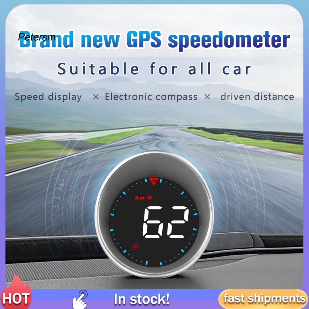 Đồng Hồ Đo Tốc Độ HUD Kỹ Thuật Số Màn Hình PP Nhỏ Gọn Thông Dụng Cho Xe Hơi