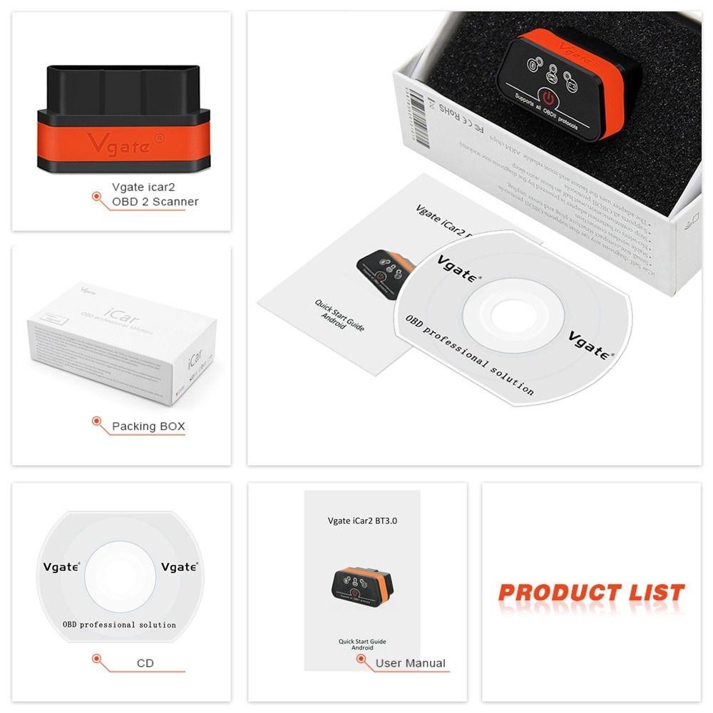 MAYSHOW Thiết Bị Quét Mã Vạch Kết Nối Bluetooth 3.0 Cho Xe Hơi