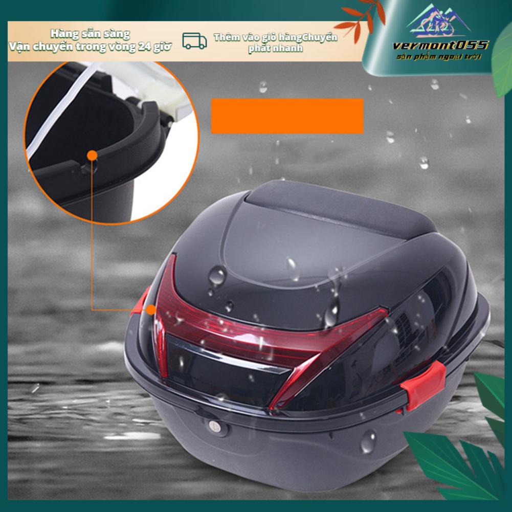 Vermont055 Xe Máy Phía Sau Hộp Mũ Bảo Hiểm Hành Lý Đầu Dung Lượng Lớn Đa Năng Cho Electromobile