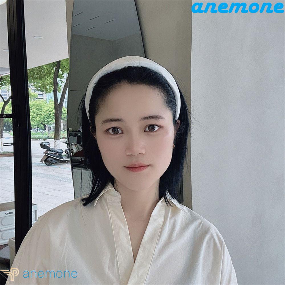 Băng Đô Cài Tóc Bằng Lụa Satin Không Trơn Thời Trang Dành Cho Nữ