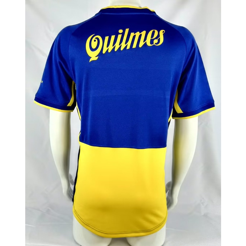 Áo Thun Đá Banh Tay Ngắn Mau Khô Phong Cách Boca 2001-2002