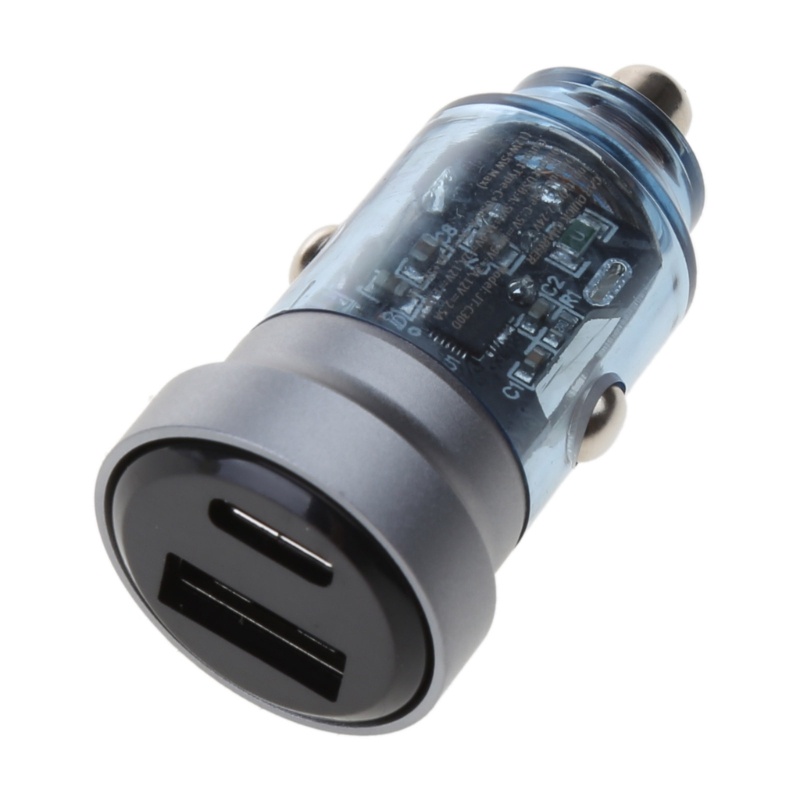 Tẩu Sạc Điện Thoại Mini Hai Cổng USB 12V Dùng Trong Xe Hơi