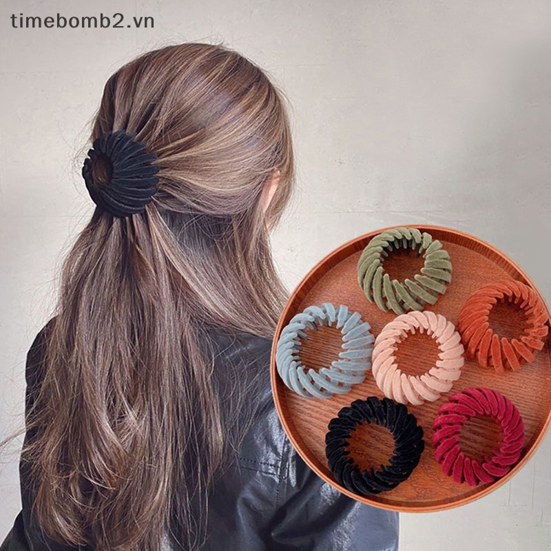 1 Kẹp Tóc Càng Cua Tạo Kiểu Tóc Đuôi Ngựa Cho Nữ
