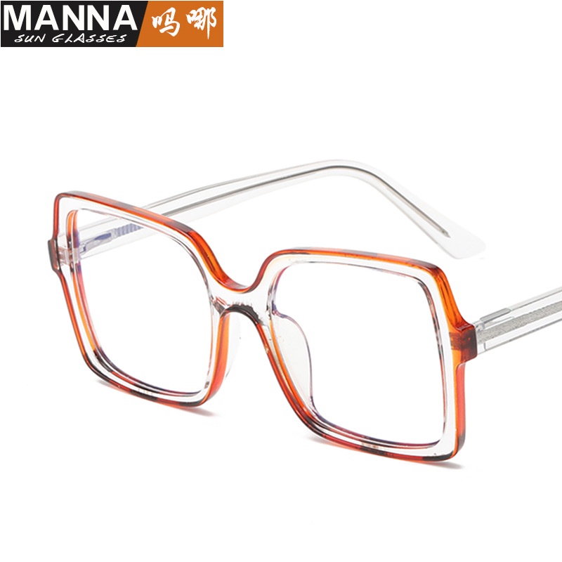 Mắt Kính Gọng Tr Lõi Trong Suốt Chống Ánh Sáng Xanh Tương Phản Thời Trang Xu Hướng Mới