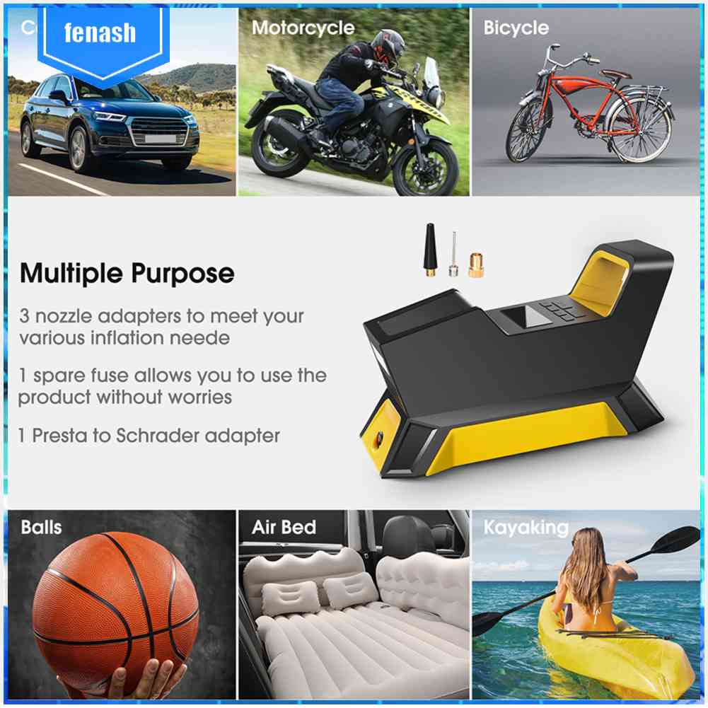 Ống Bơm Hơi Tự Động 150PSI Chất Liệu Hợp Kim ABS Tiện Dụng Cho Xe Đạp Leo Núi