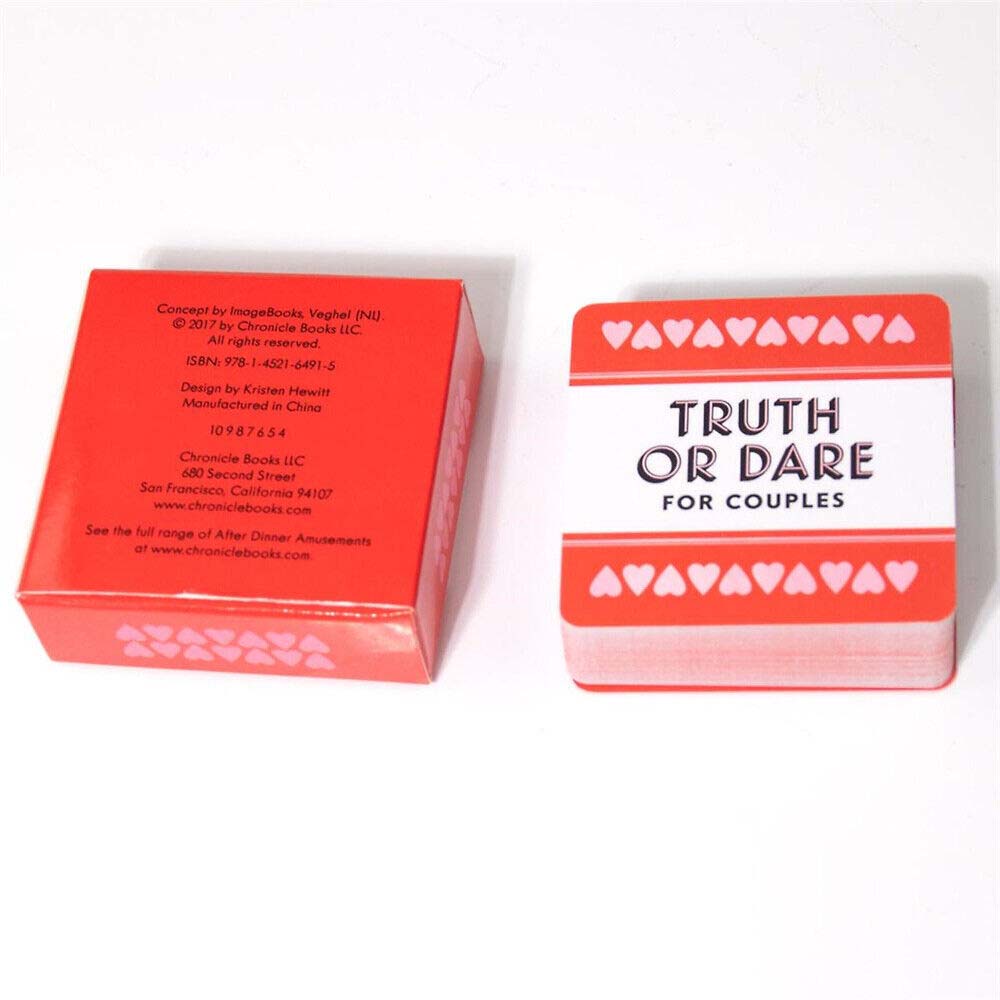Adults Truth Or Dare Card Game Couples Lovers Paper Cards Funny Board Game