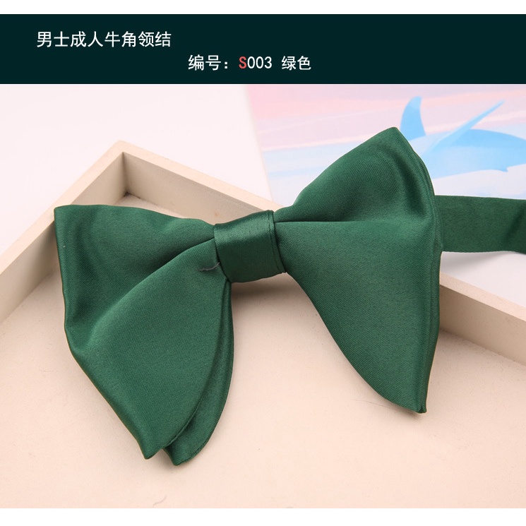 Cà Vạt Nơ 12 * 11CM Chất Liệu Polyester Màu Đen / Hồng / Xanh Navy Thời Trang Công Sở Cho Nam