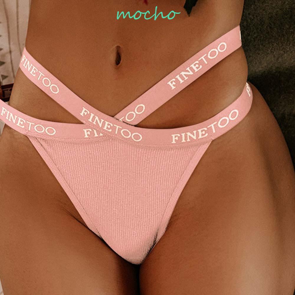 Quần Lót Dây Chéo Lưng Thấp Thoáng Khí Màu Sắc Đơn Giản Quyến Rũ Cho Nữ