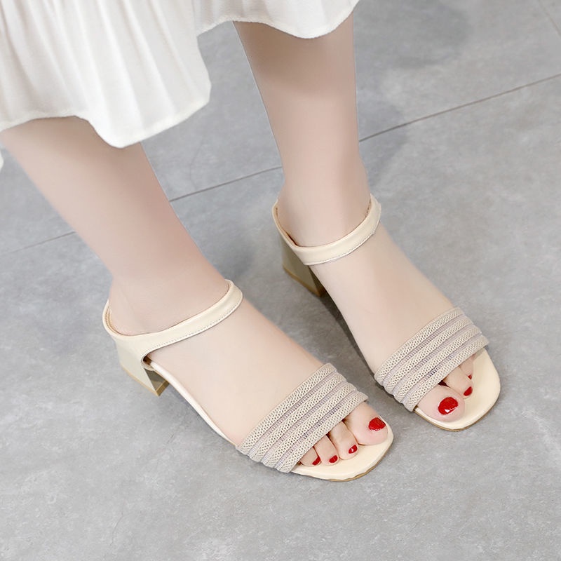 Dép Sandal Phong Cách Phương Tây Thời Trang Mùa Hè Mới Cho Nữ