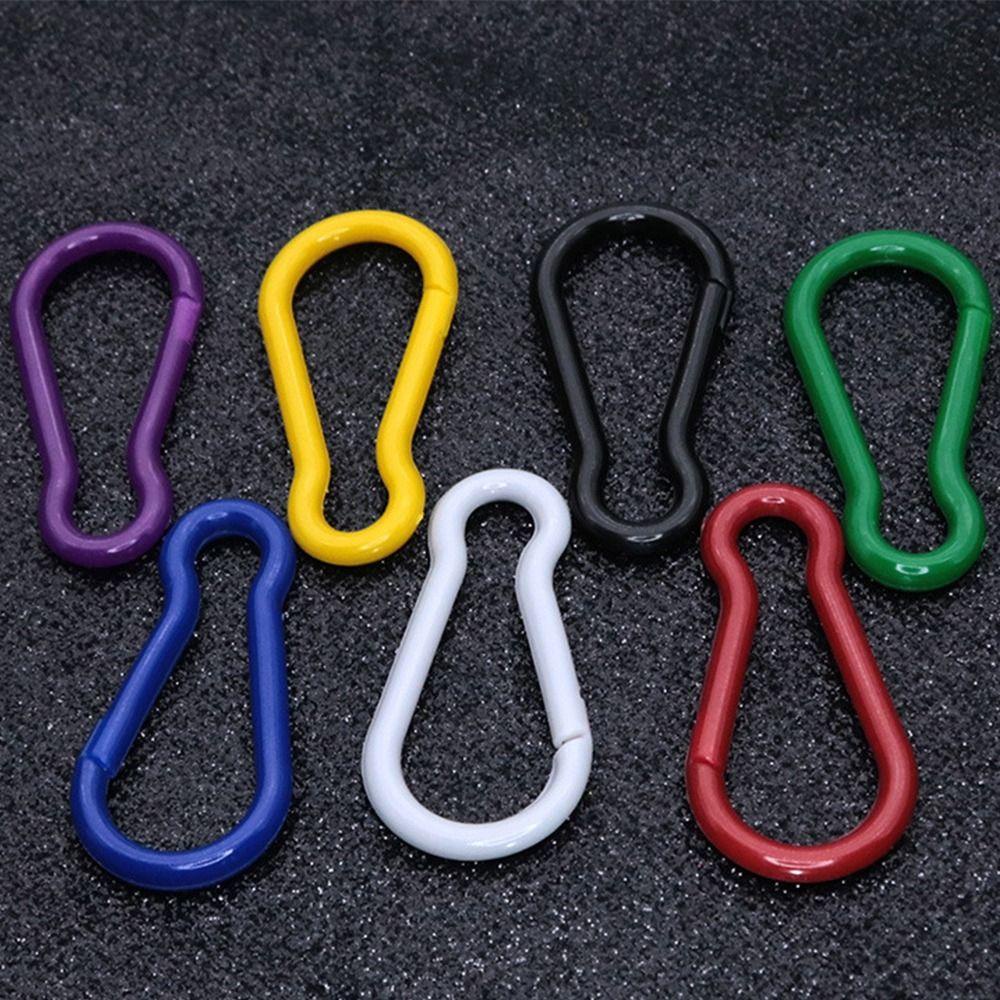 .Set 20 Móc Khóa Ba Lô Bằng Nhựa Nhiều Màu Sắc Dùng Khi Leo Núi / Chơi Thể Thao