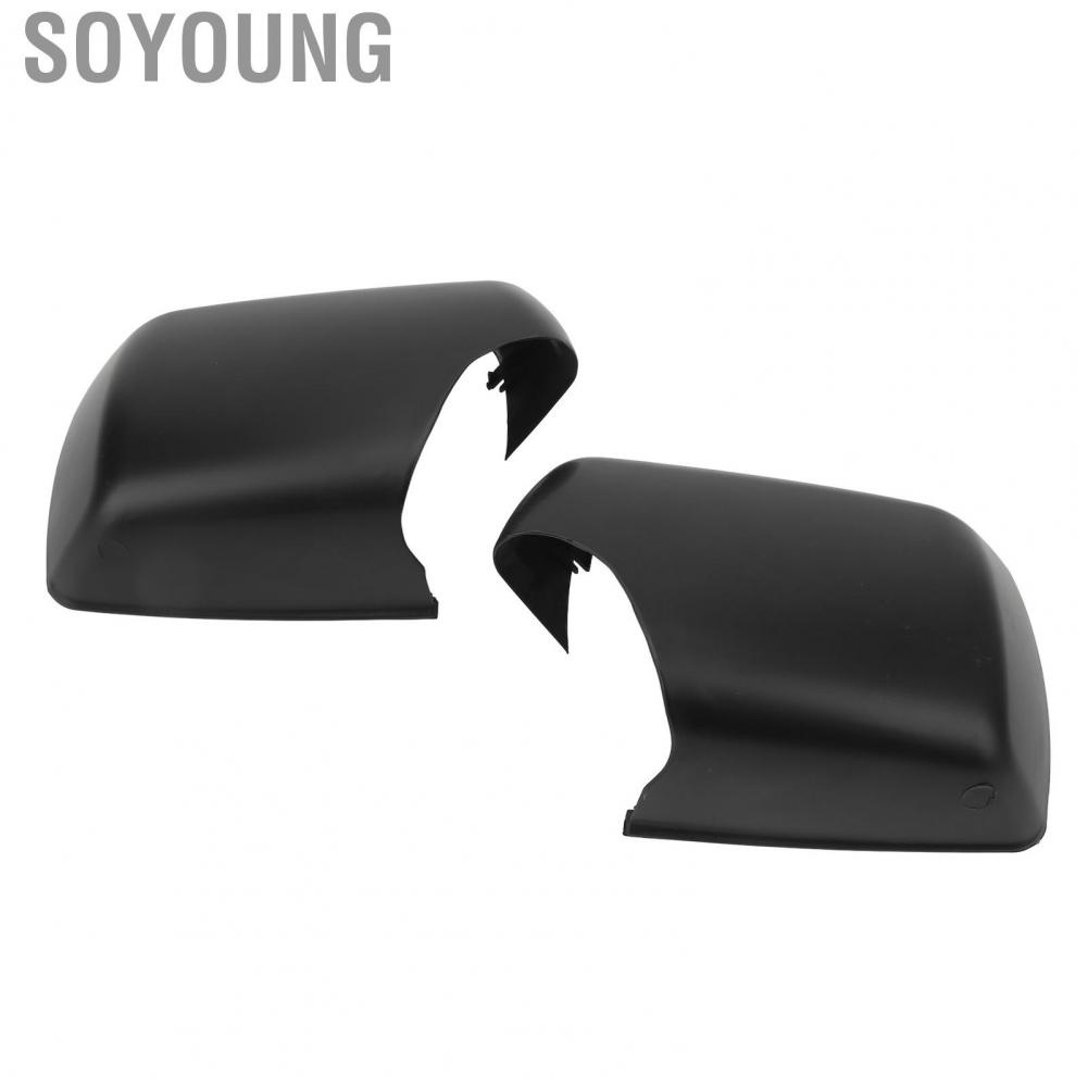 Soyoung Vehicle Rearview Mirror Cover Trim  Long Service Life Side Moulding Stable Structure Scratch Resistant 51168254903 Direct Replacement for Car