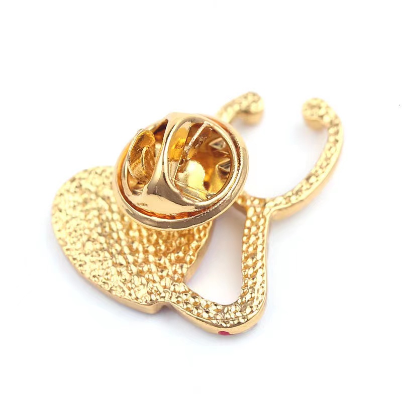 Ghim Cài Áo Hình Ống Nghe Y Tế Dễ Thương