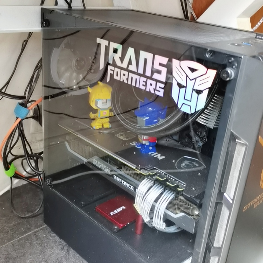 Đề Can Phản Quang Dán Trang Trí Cửa Kính Xe Hơi Chống Trầy Xước Chống Thấm Nước Hình Transformers