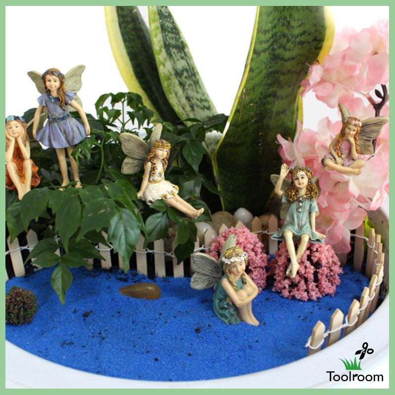 Bộ 6 Mô Hình Pixie Thu Nhỏ Dùng Trang Trí