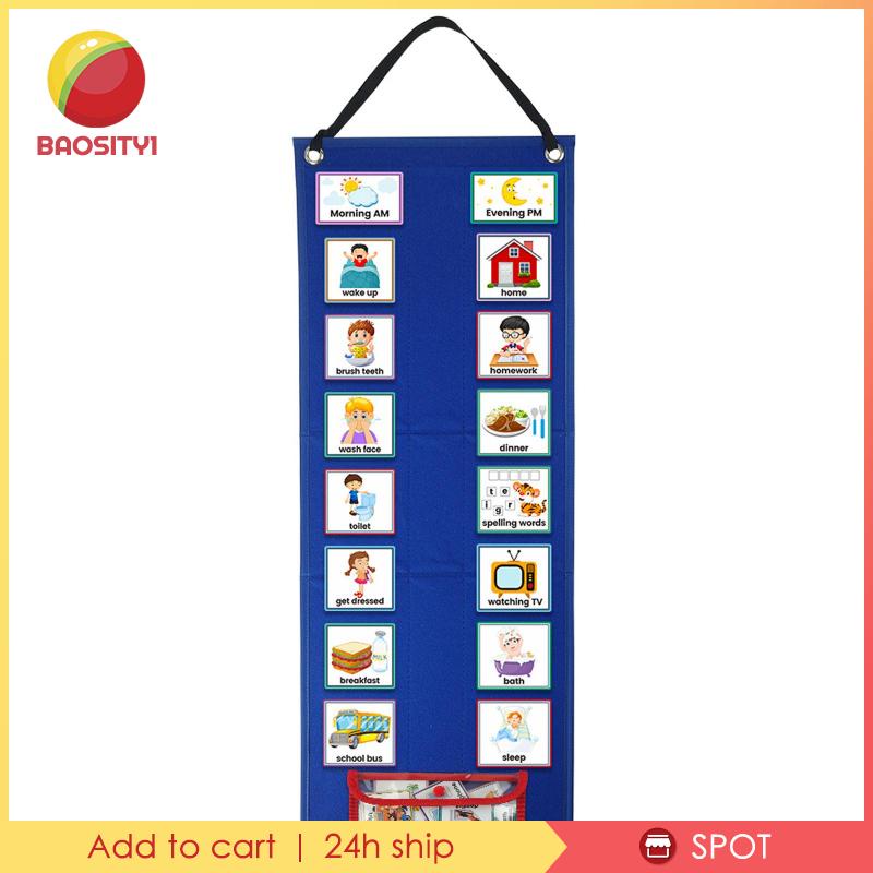 [Baosity 1] Hộp 70 Thẻ Lịch Trình Visual Schedule Cho Học Sinh