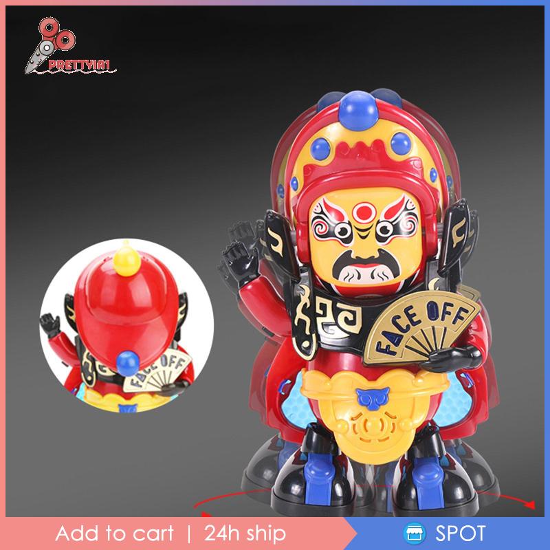 [Prettyia1] Búp Bê Đồ Chơi Truyền Thống Trung Hoa Thay Đổi Khuôn Mặt Cho Bé