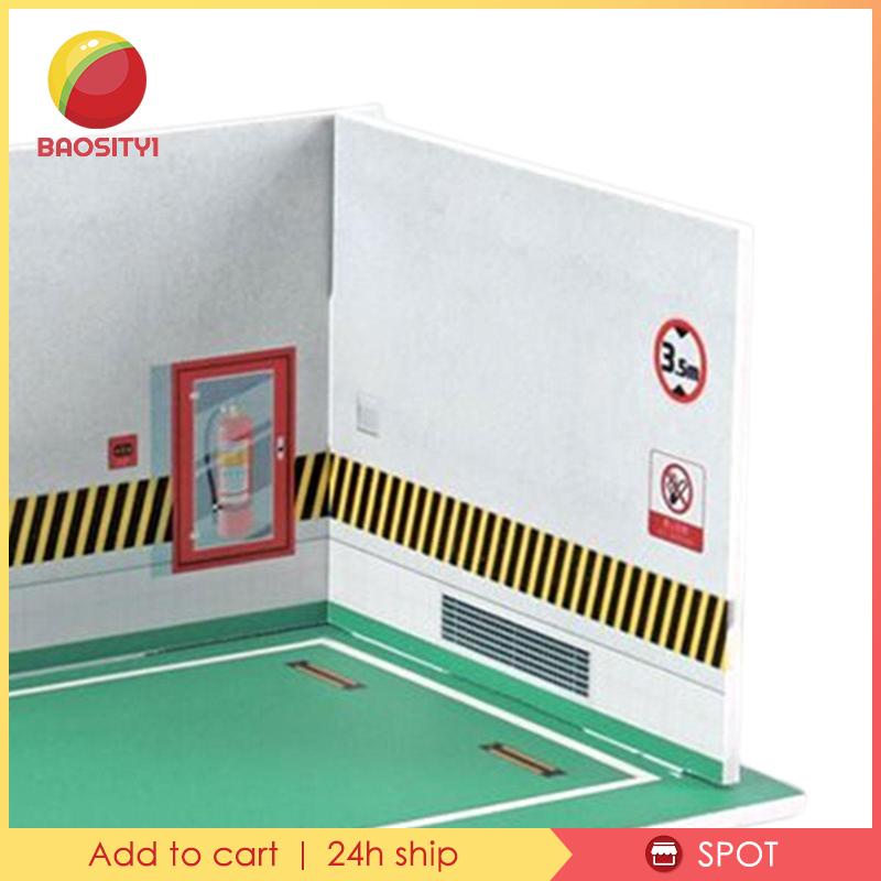 Ốp Lưng Trưng Bày Phong Cảnh Bãi Đỗ Xe Hơi Tỉ Lệ 1 / 24 Trang Trí Nội Thất