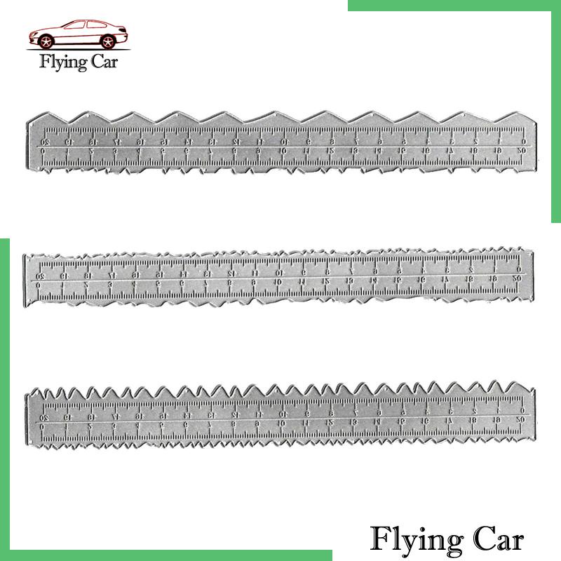 [Lzdjfmy2] 3 Thước Đo Giấy Xé Trang Trí Sổ Lưu Niệm Thủ Công
