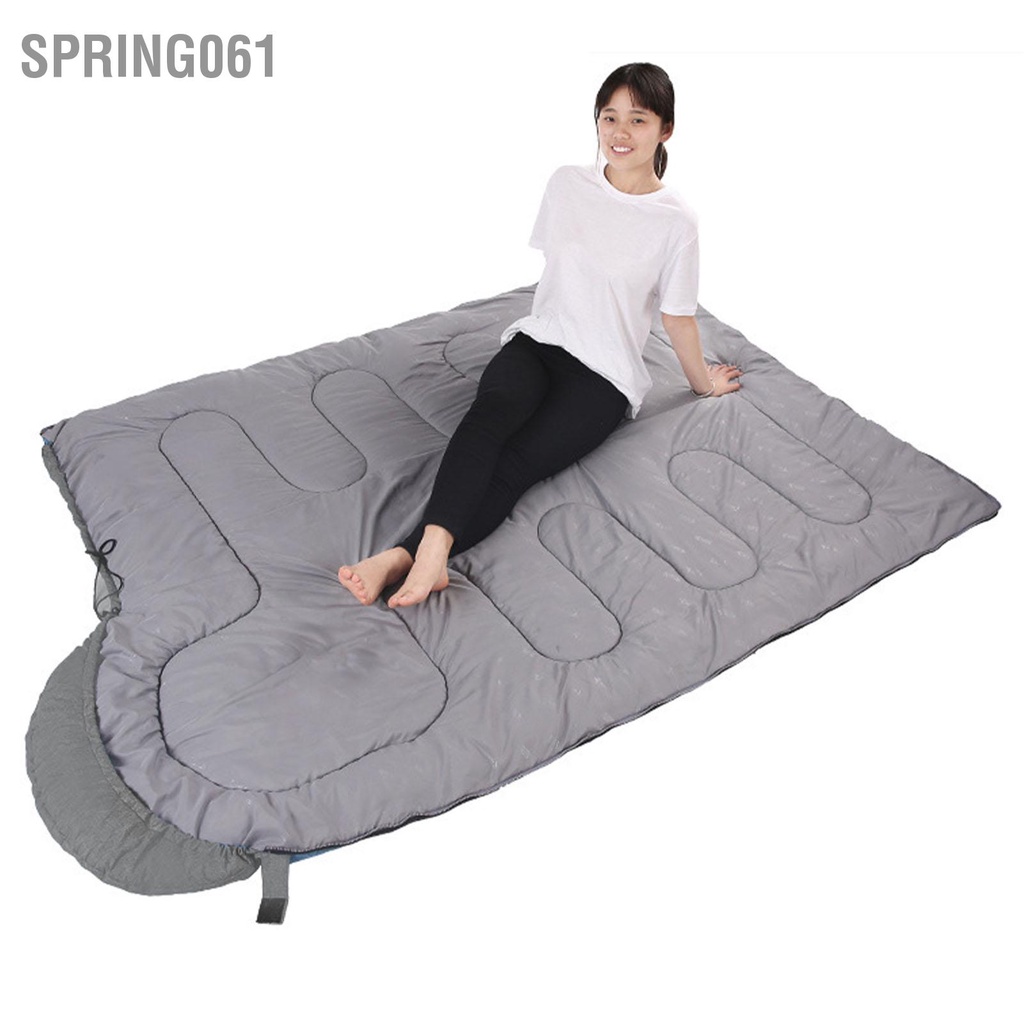 Spring061 Túi ngủ cắm trại Khâu đơn 4 mùa Du lịch ngoài trời phổ thông Thiết bị ấm thoáng khí