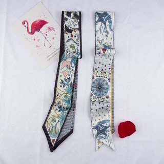 2 Miếng Tarot Satin Khăn Tóc Dây Ruy Băng Túi Khăn Lụa Khăn Cổ Nơ Dây Buộc Cravats Phụ Kiện Thời Trang