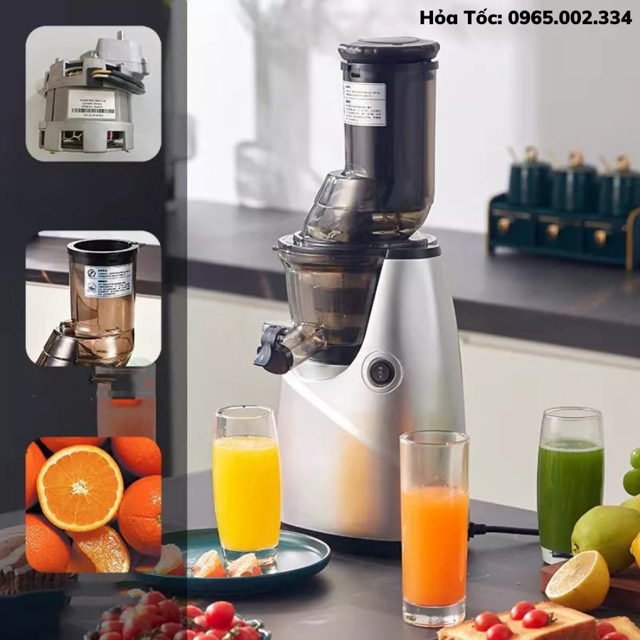 Máy ép chậm công nghiệp KAW giữ nguyên dinh dưỡng của trái cây bảo hành 12 tháng