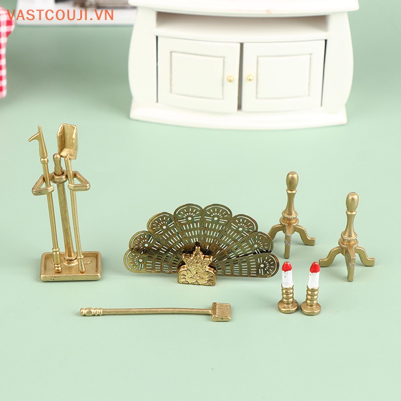 1 Bộ Quạt Làm Sạch Đồ Nội Thất Cho Nhà Búp Bê VASTJI Tỉ Lệ 1: 12