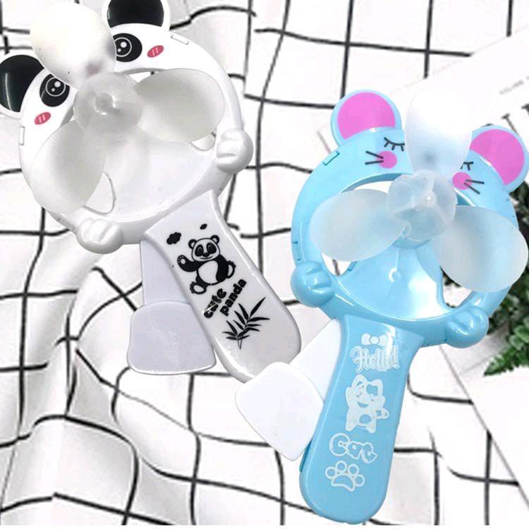 Quạt Cầm Tay Hình Thú Ngộ Nghĩnh Đáng Yêu , Quạt bóp tay mini , Quạt chạy bằng cơm , Quạt giá rẻ