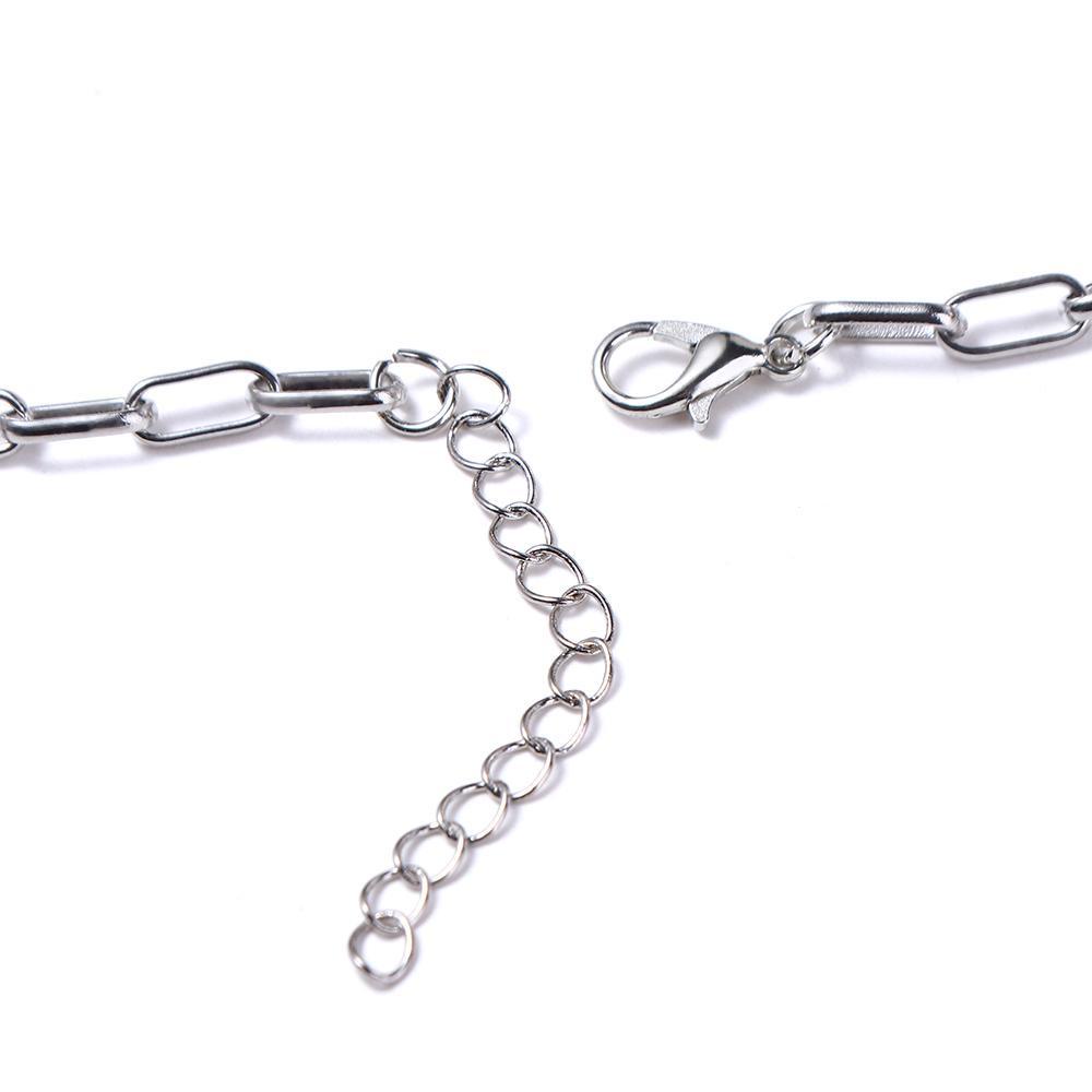 Vòng cổ Hợp Kim Hình Trái Tim Đơn Giản Sáng Tạo Phong Cách Hip Hop Hàn Quốc Cho Nữ