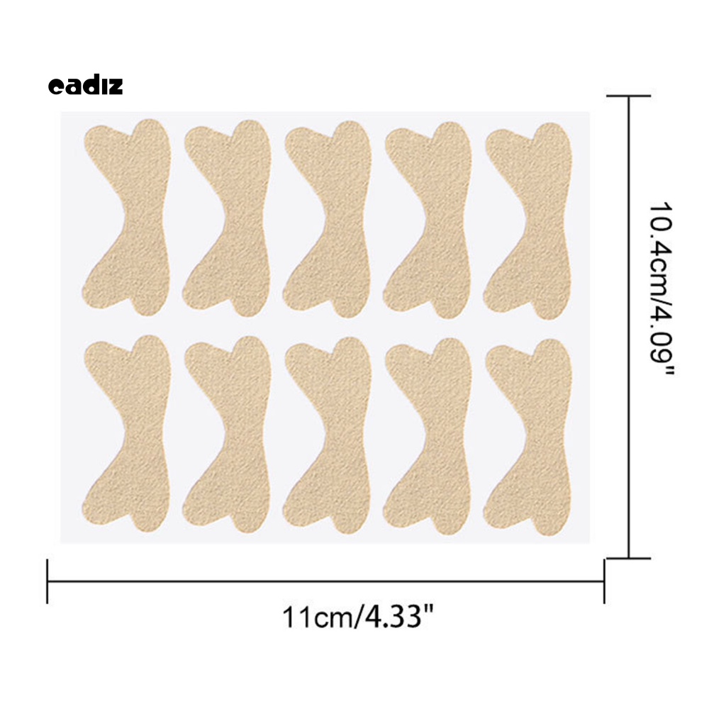 Bộ 50 Miếng Dán Móng Chân Thoáng Khí Hình Bướm Cho Nam