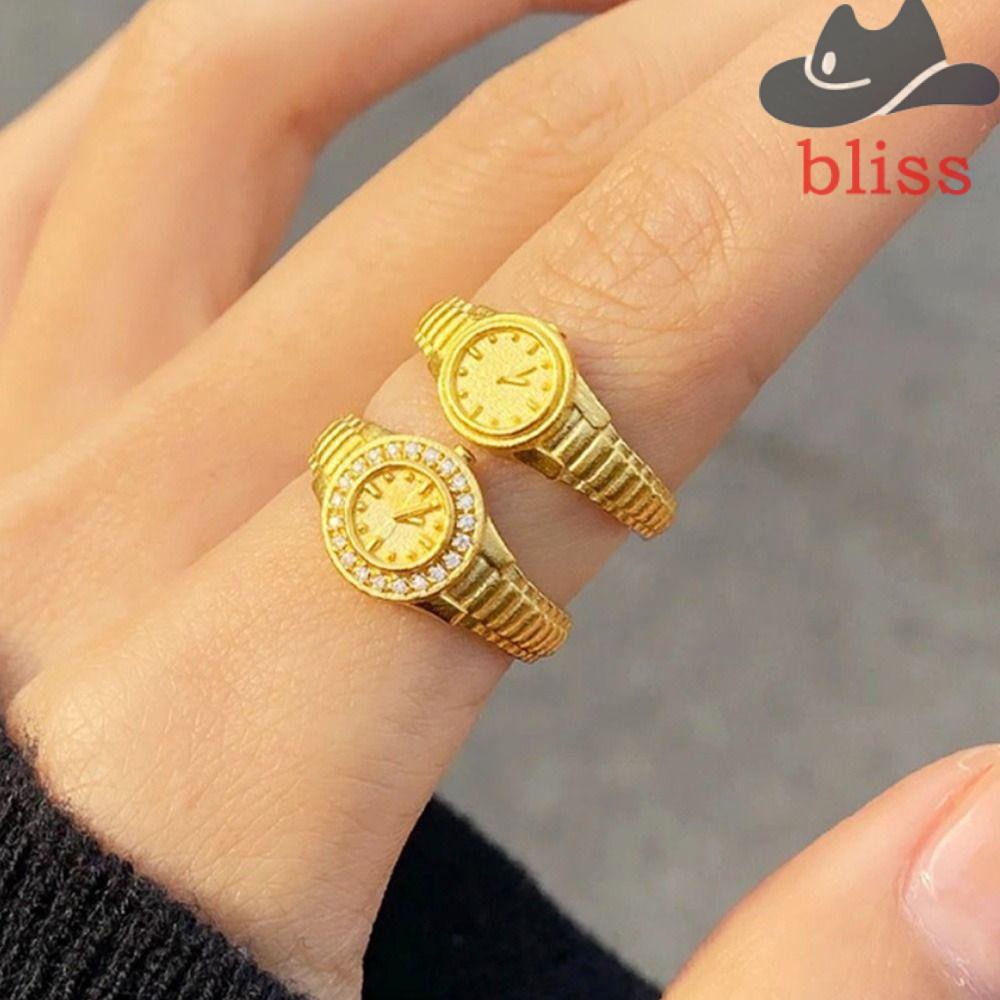 Nhẫn Hở Bằng Đồng Thiết Kế Đường Hình Vuông Phong Cách Hàn Quốc Thời Trang