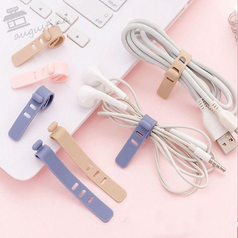 Dụng Cụ Quấn Dây Cáp Chuột Nhiều Màu Sắc Chất Lượng Cao Có Thể Tái Sử Dụng