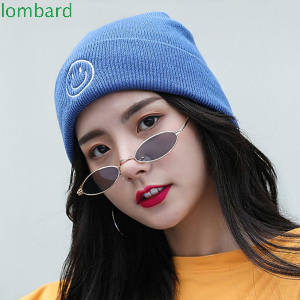 Mũ Len Beanie In Hình Mặt Cười Thời Trang Mùa Thu Cho Nam Và Nữ