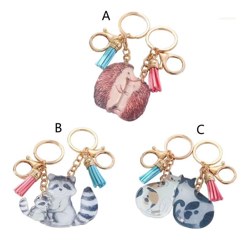 Set 2 Móc Khóa Hình Nhím Dễ Thương