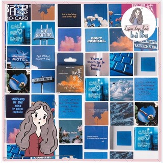 Hộp 45 pcs stickers nhiều chủ đề