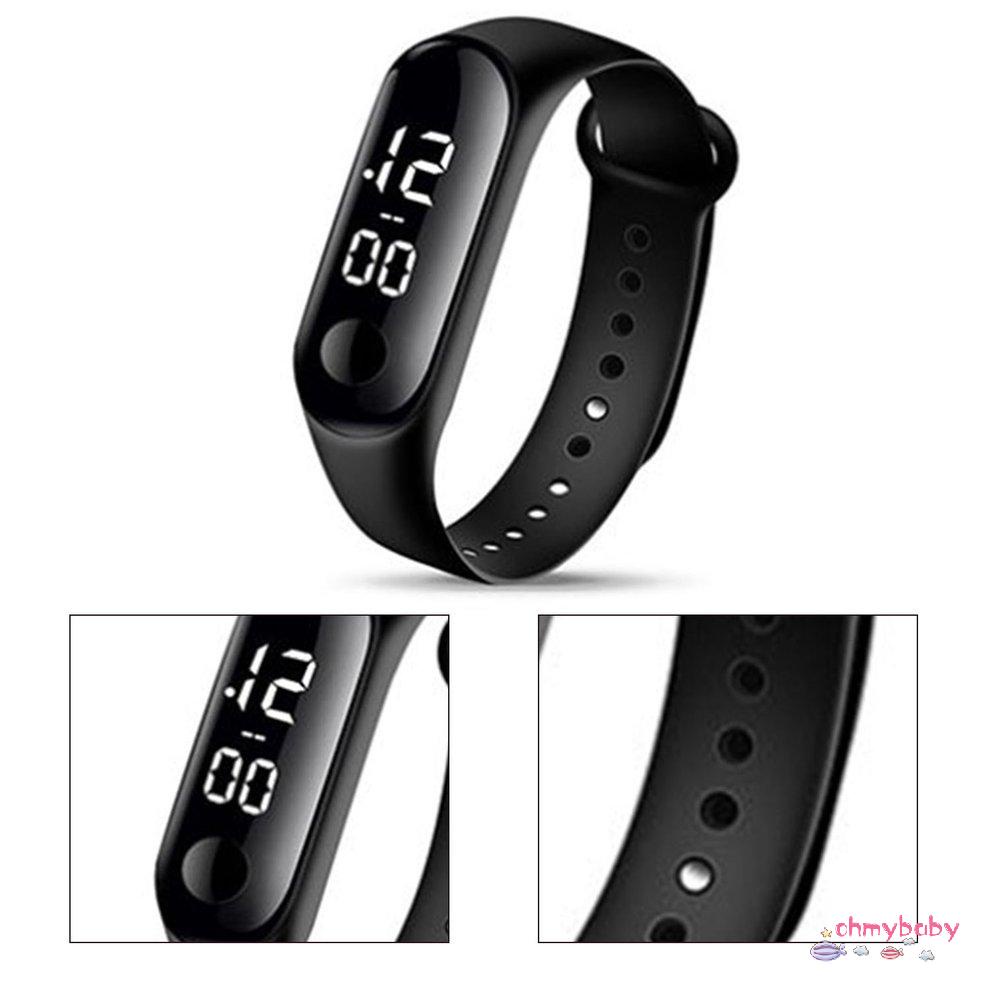 [Trong kho] Đồng Hồ Kỹ Thuật Số Đèn LED Ánh Sáng Trắng Màn Hình Cảm Ứng Chống Nước Nam Nữ Thể Thao Mặt Cao Cấp [P/1]