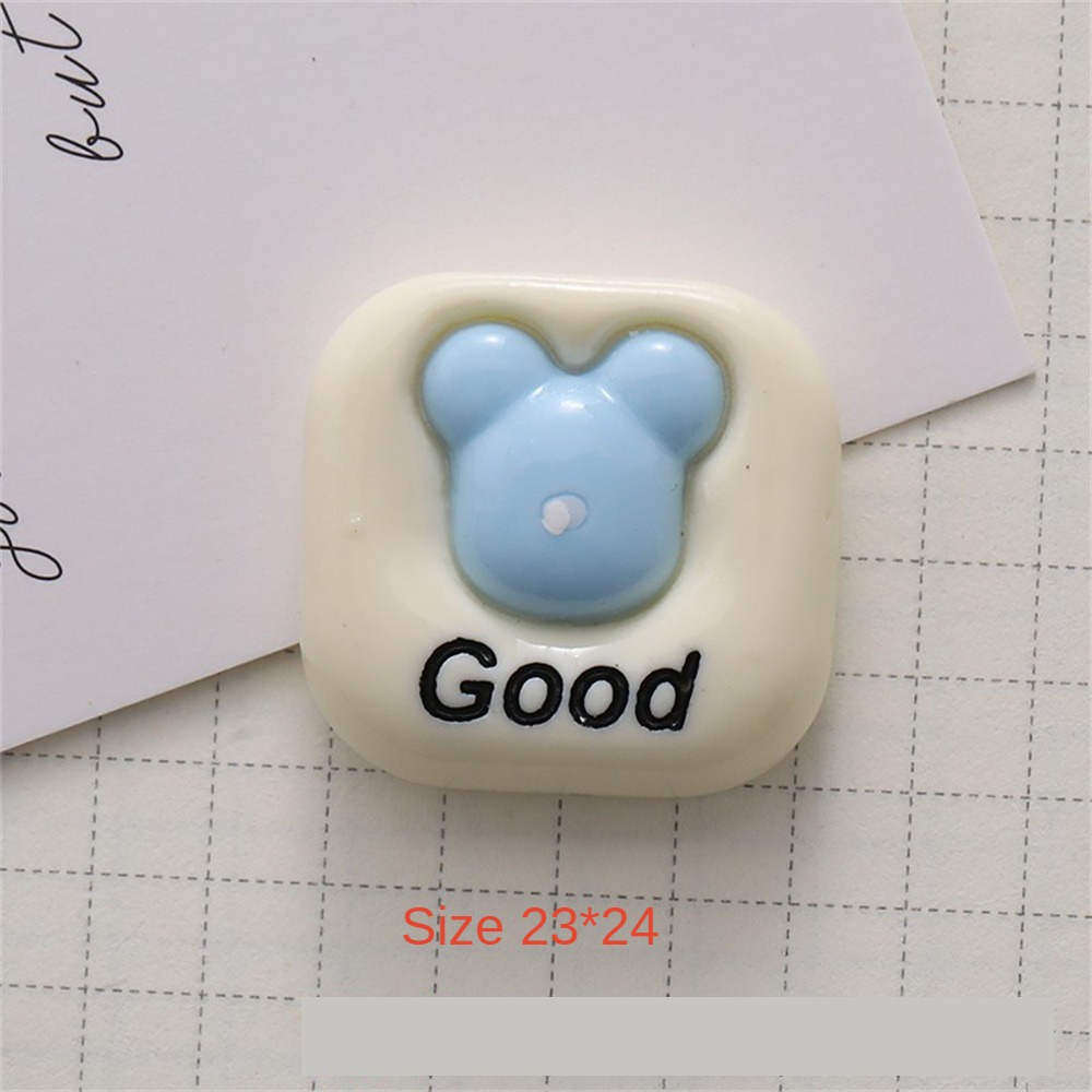 Miếng Dán Trang Trí Điện Thoại / Tủ Lạnh Họa Tiết Hoạt Hình Mặt Cười Dễ Thương DIY