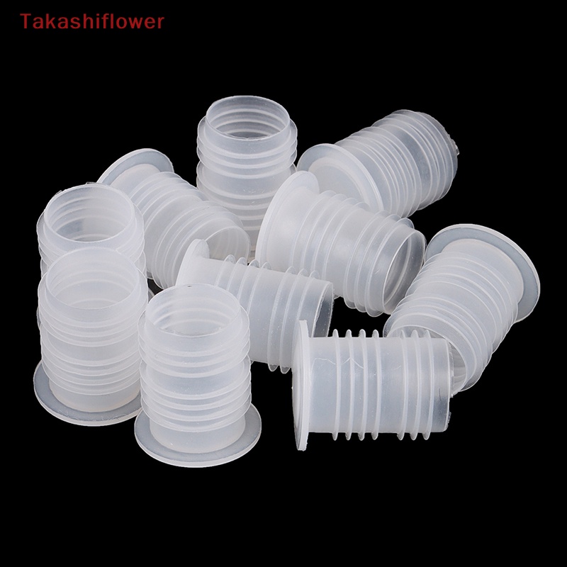 Set 10 Nút Chặn Chai Rượu Vang Bằng Thủy Tinh Tiết Kiệm Không Gian