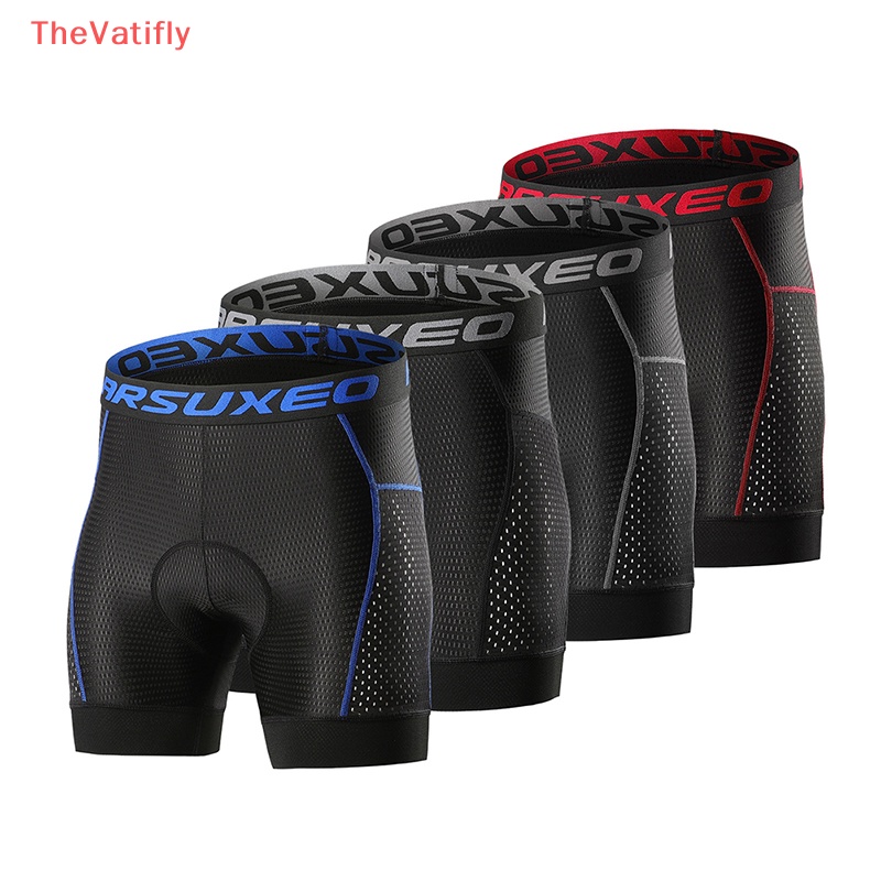 [Thevalifly] Quần Đùi Đi Xe Đạp Có Đệm GEL Thoáng Khí Chống Sốc Dành Cho Nam