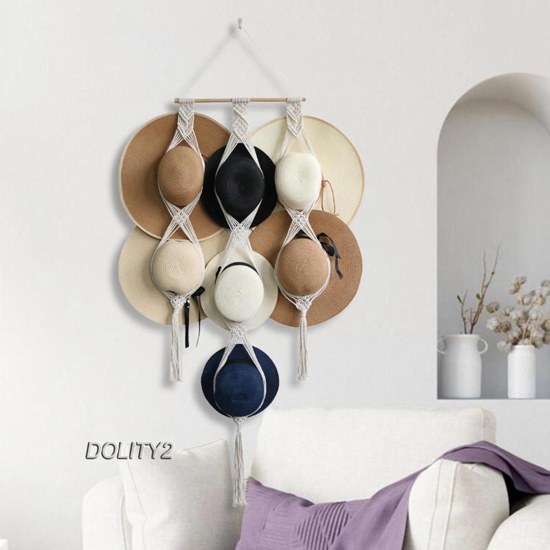 [Dolity2] Giá Trưng Bày Trang Trí Tường / Cửa Có Tua Trang Trí Nội Thất