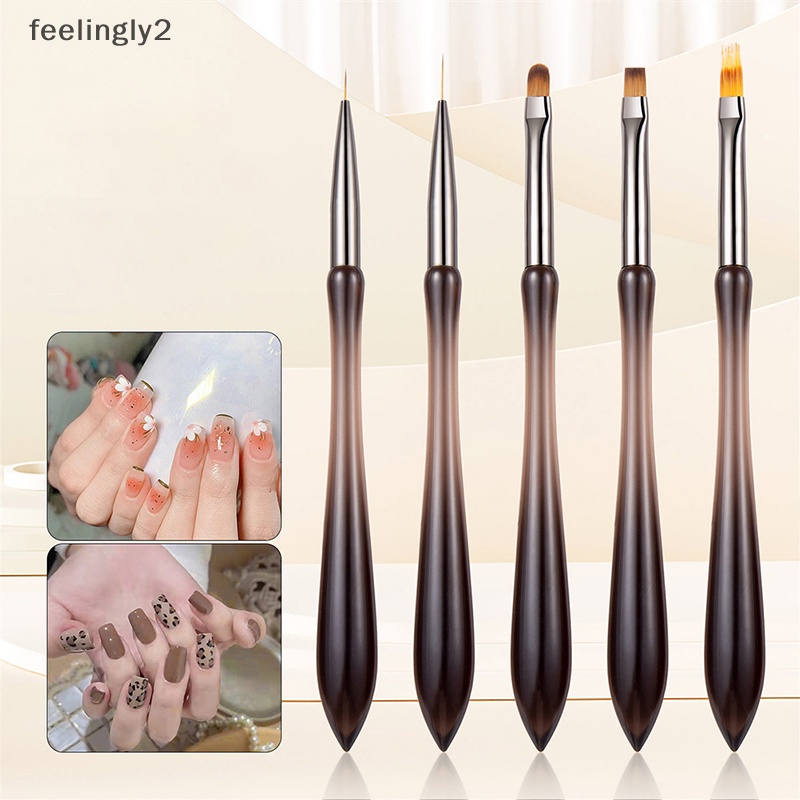 1 Cọ Vẽ Móng Tay Nghệ Thuật Sợi Nylon Tay Cầm Acrylic