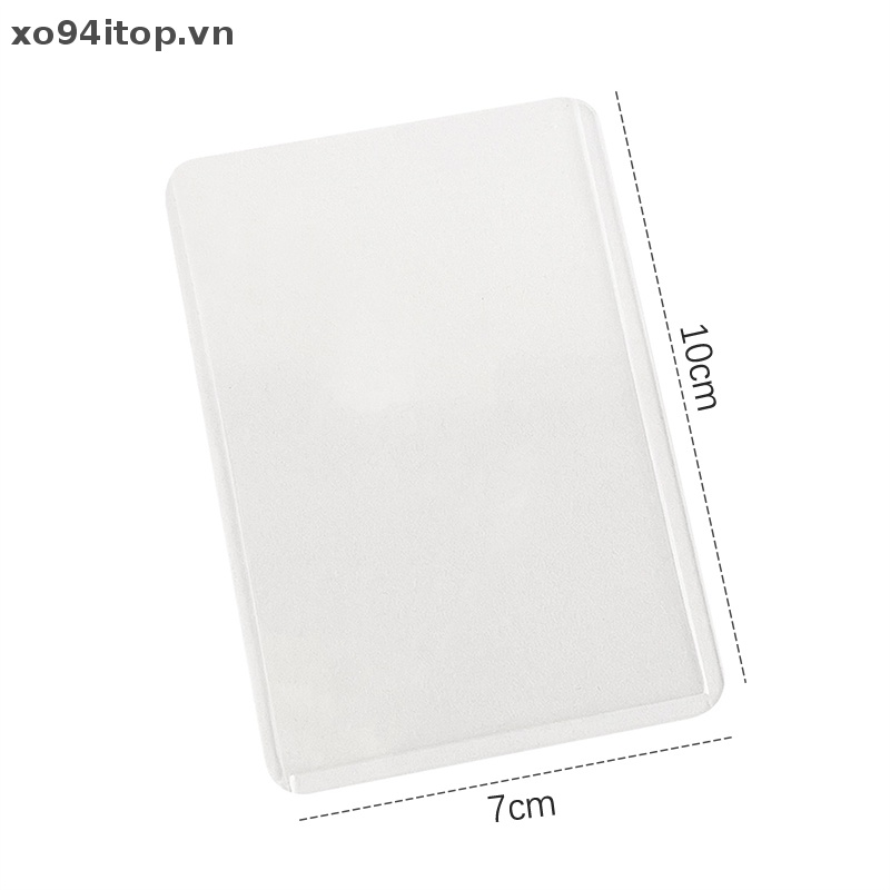 Set 10 Miếng Dán Goo Dày Dặn Trong Suốt Dùng Trang Trí Hộp Thẻ Sưu Tầm DIY