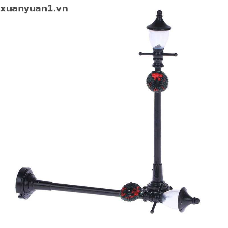 Mô Hình Đèn Đường Mini Tỉ Lệ 1 / 12 Dùng Để Trang Trí Nhà Búp Bê