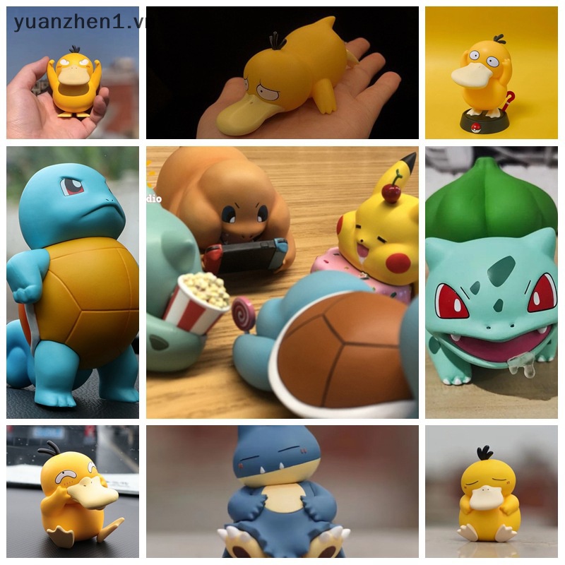 Mô Hình Kem ZHEN Snorlax Chủ Đề Giấc Ngủ Đầy Sao Giấc Mơ Psyduck Snorlax