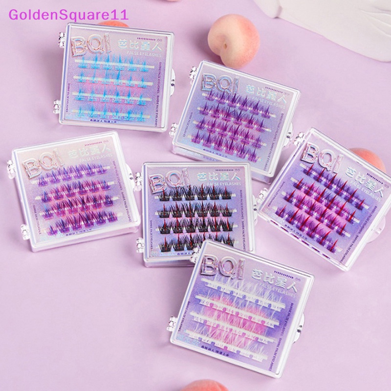 Cặp Lông Mi Giả 3D Nhiều Màu Sắc Dành Cho Nối Mi